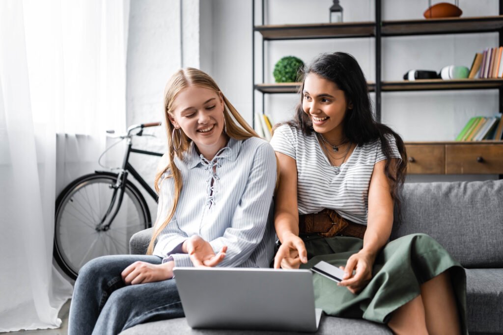 two young women Building a Pre-Investment Financial Foundation